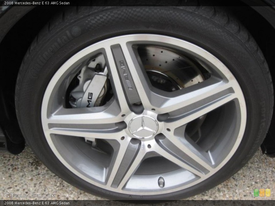 2008 Mercedes-Benz E 63 AMG Sedan Wheel and Tire Photo #40398537