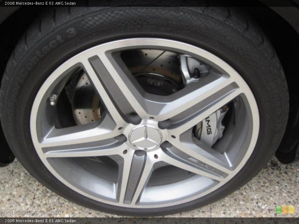 2008 Mercedes-Benz E 63 AMG Sedan Wheel and Tire Photo #40398545