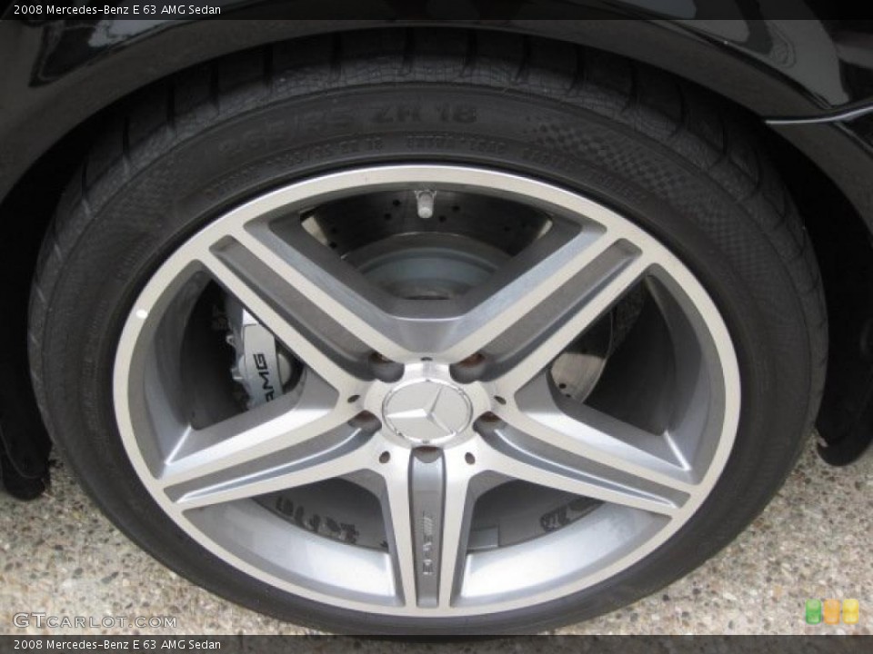 2008 Mercedes-Benz E 63 AMG Sedan Wheel and Tire Photo #40398553