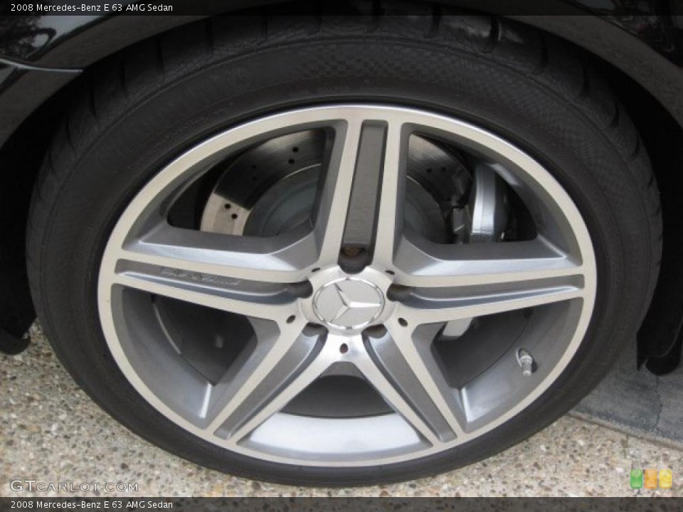 2008 Mercedes-Benz E 63 AMG Sedan Wheel and Tire Photo #40398561
