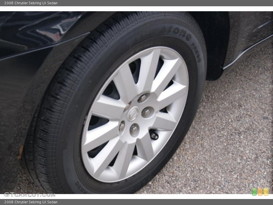 2008 Chrysler Sebring LX Sedan Wheel and Tire Photo #40404345