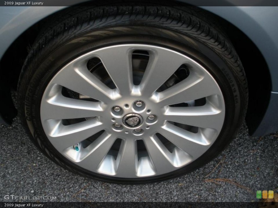 2009 Jaguar XF Luxury Wheel and Tire Photo #40406165