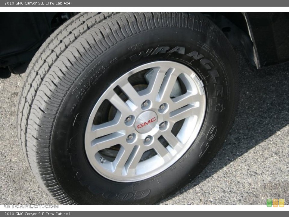 2010 GMC Canyon SLE Crew Cab 4x4 Wheel and Tire Photo #40409226