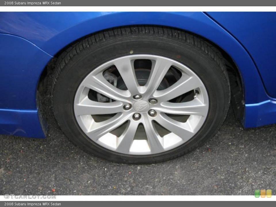 2008 Subaru Impreza WRX Sedan Wheel and Tire Photo #40417764