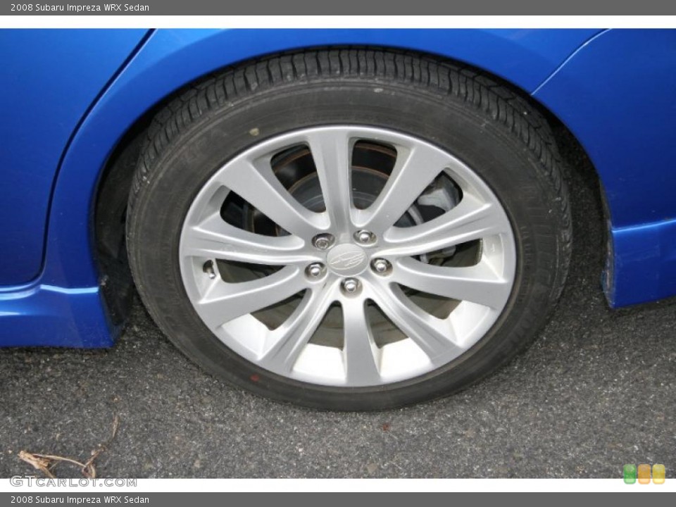 2008 Subaru Impreza WRX Sedan Wheel and Tire Photo #40417776