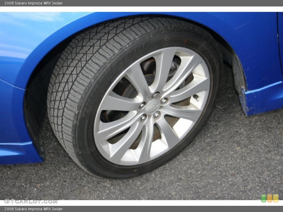 2008 Subaru Impreza WRX Sedan Wheel and Tire Photo #40417792