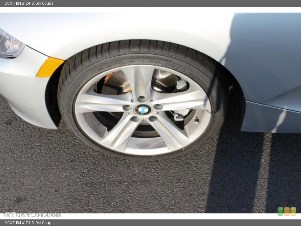 2007 BMW Z4 3.0si Coupe Wheel and Tire Photo #40421068