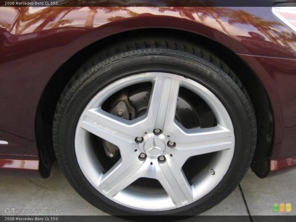 2008 Mercedes-Benz CL 550 Wheel and Tire Photo #40425448