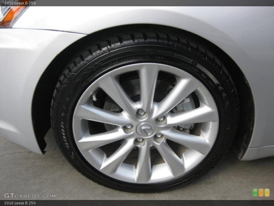 2010 Lexus IS 250 Wheel and Tire Photo #40426524