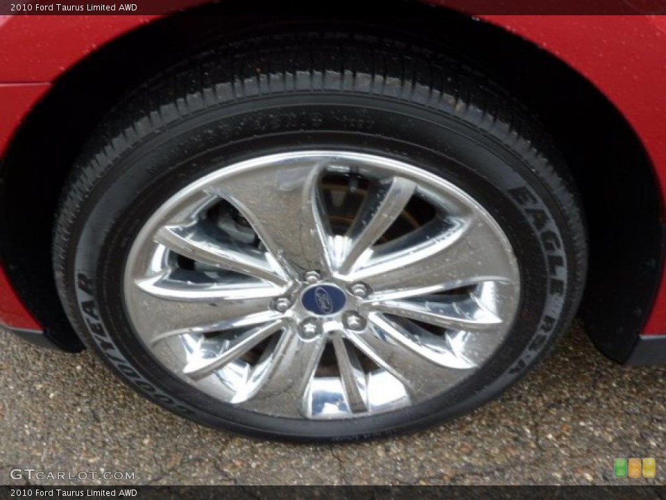2010 Ford Taurus Limited AWD Wheel and Tire Photo #40430644