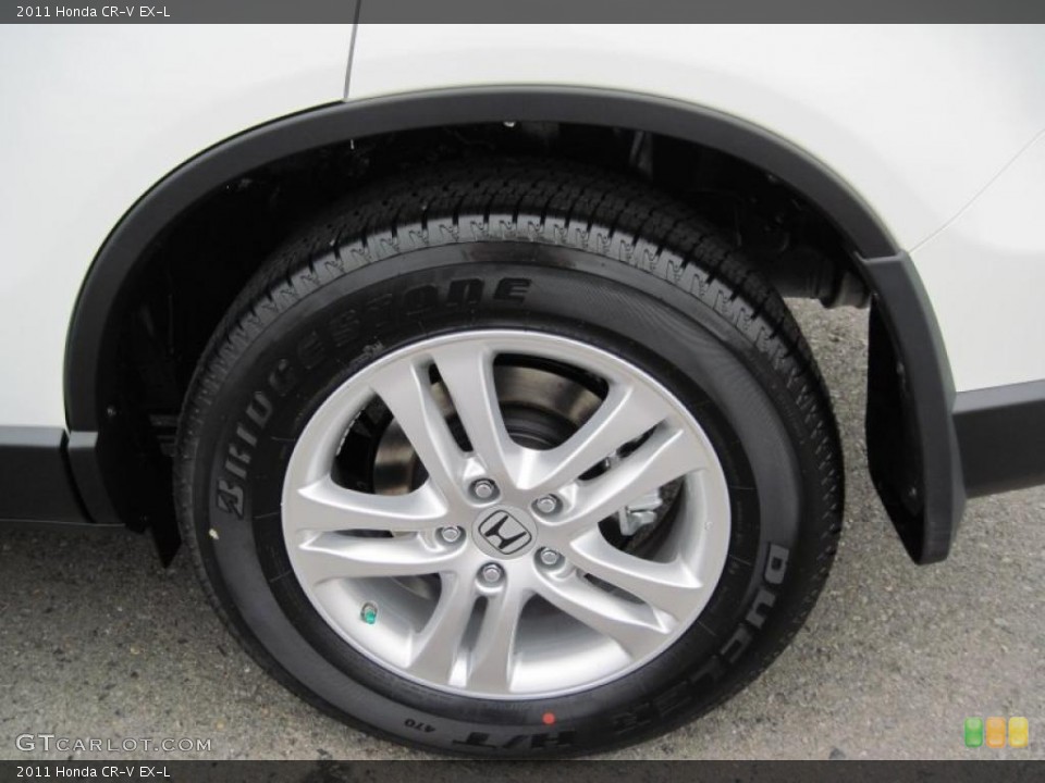 2011 Honda CR-V EX-L Wheel and Tire Photo #40438521