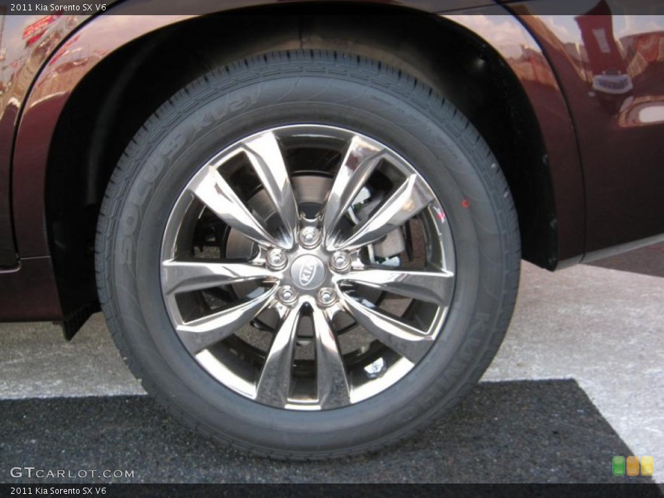 2011 Kia Sorento SX V6 Wheel and Tire Photo #40443285