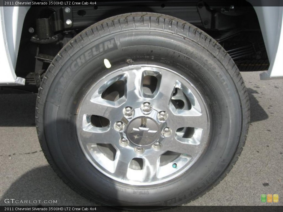 2011 Chevrolet Silverado 3500HD LTZ Crew Cab 4x4 Wheel and Tire Photo #40447261
