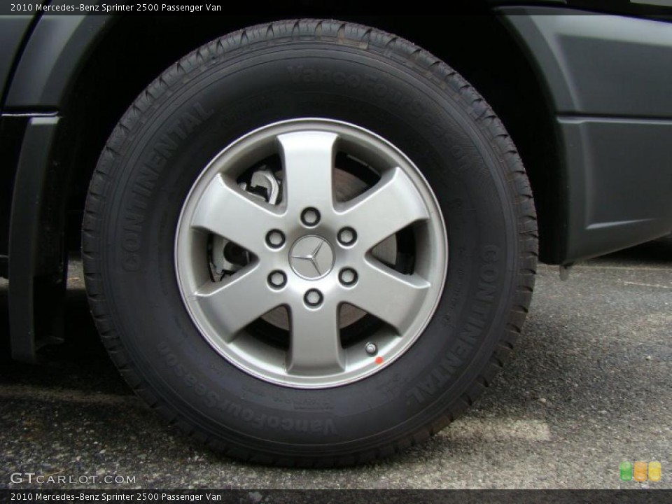 2010 Mercedes-Benz Sprinter 2500 Passenger Van Wheel and Tire Photo #40450873