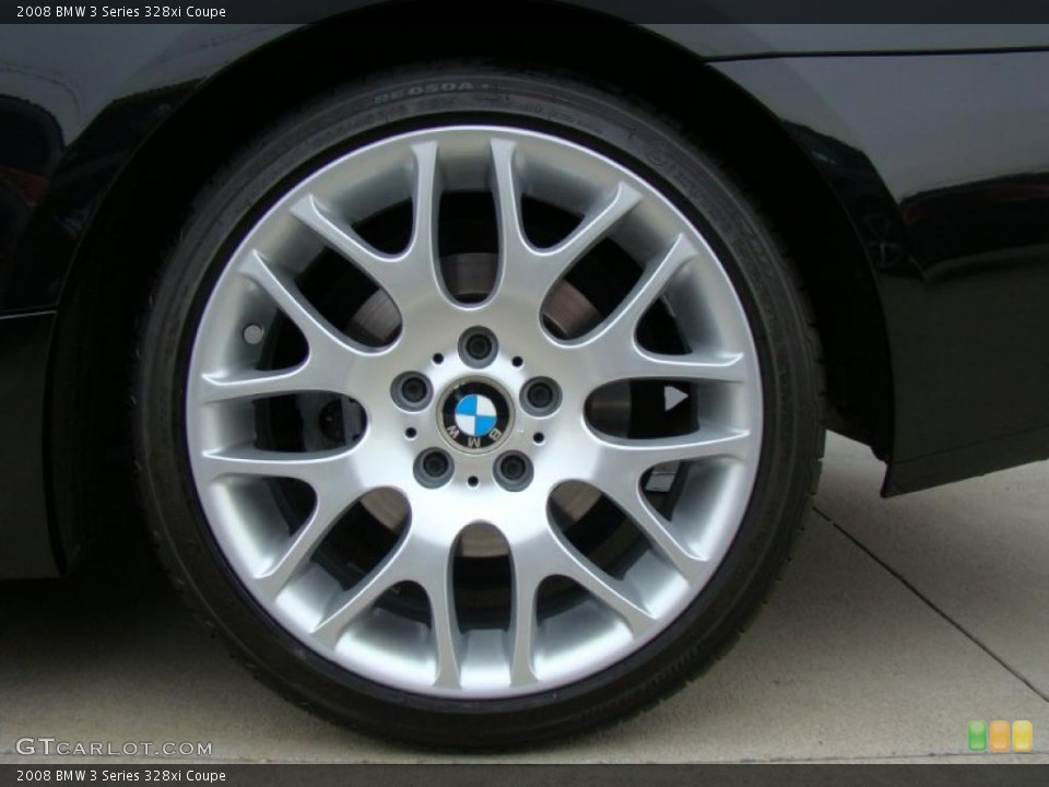 2008 BMW 3 Series 328xi Coupe Wheel and Tire Photo #40451217