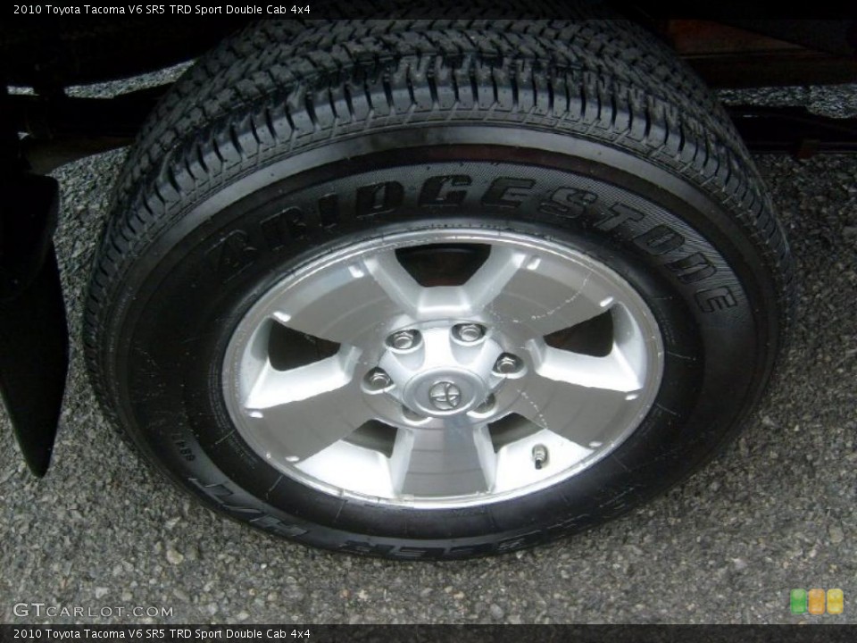 2010 Toyota Tacoma V6 SR5 TRD Sport Double Cab 4x4 Wheel and Tire Photo #40451661