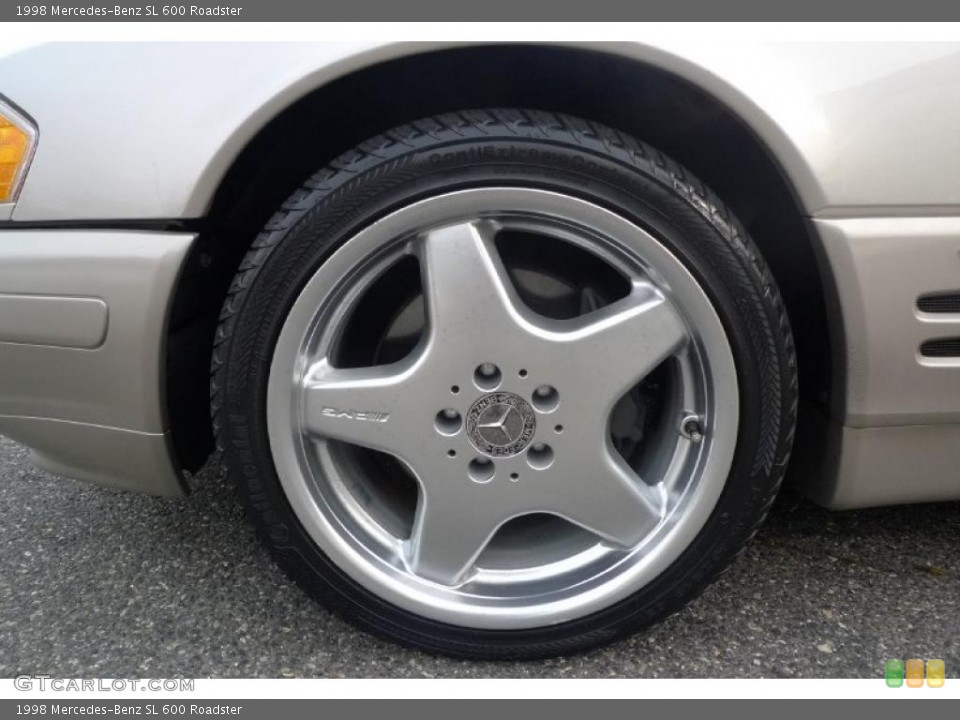 1998 Mercedes-Benz SL 600 Roadster Wheel and Tire Photo #40458507