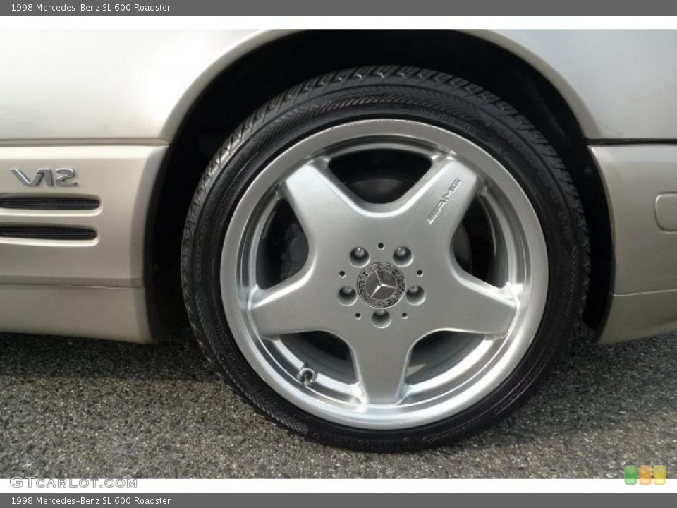 1998 Mercedes-Benz SL 600 Roadster Wheel and Tire Photo #40458718