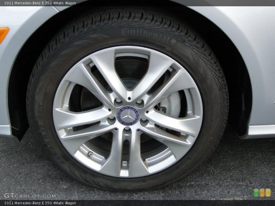 2011 Mercedes-Benz E 350 4Matic Wagon Wheel and Tire Photo #40470091