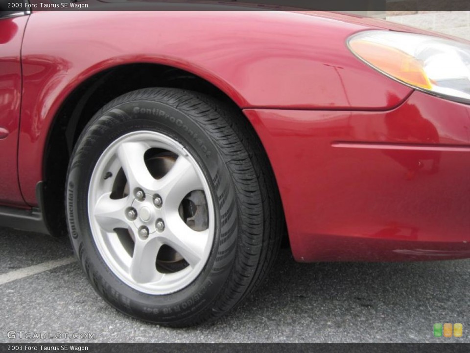 2003 Ford Taurus SE Wagon Wheel and Tire Photo #40470483