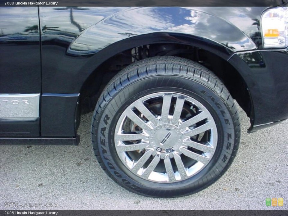 2008 Lincoln Navigator Luxury Wheel and Tire Photo #40473007
