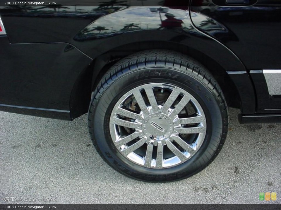 2008 Lincoln Navigator Luxury Wheel and Tire Photo #40473019