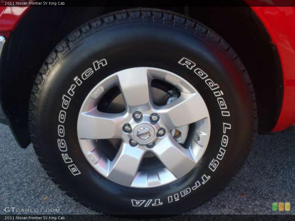 2011 Nissan Frontier SV King Cab Wheel and Tire Photo #40480231