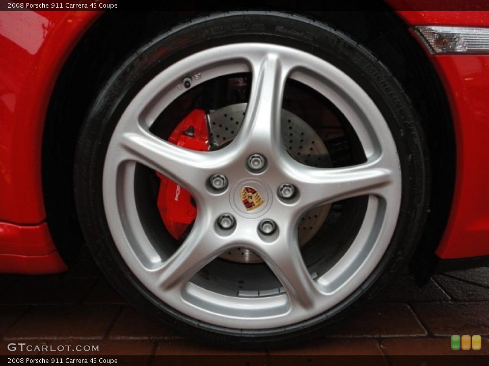 2008 Porsche 911 Carrera 4S Coupe Wheel and Tire Photo #40482014