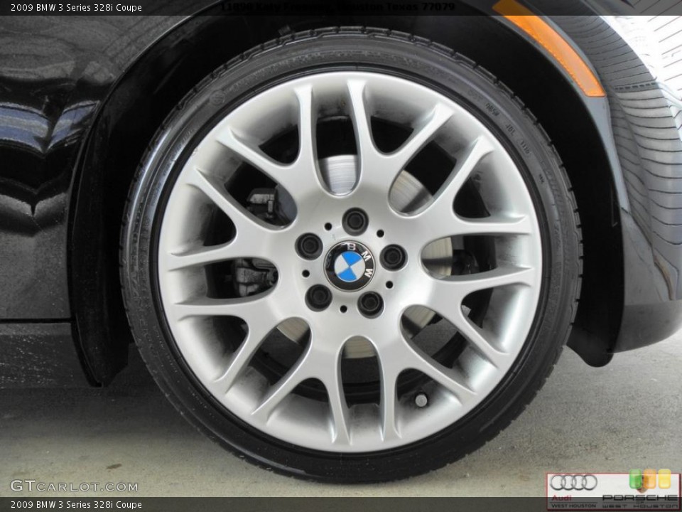 2009 BMW 3 Series 328i Coupe Wheel and Tire Photo #40483942