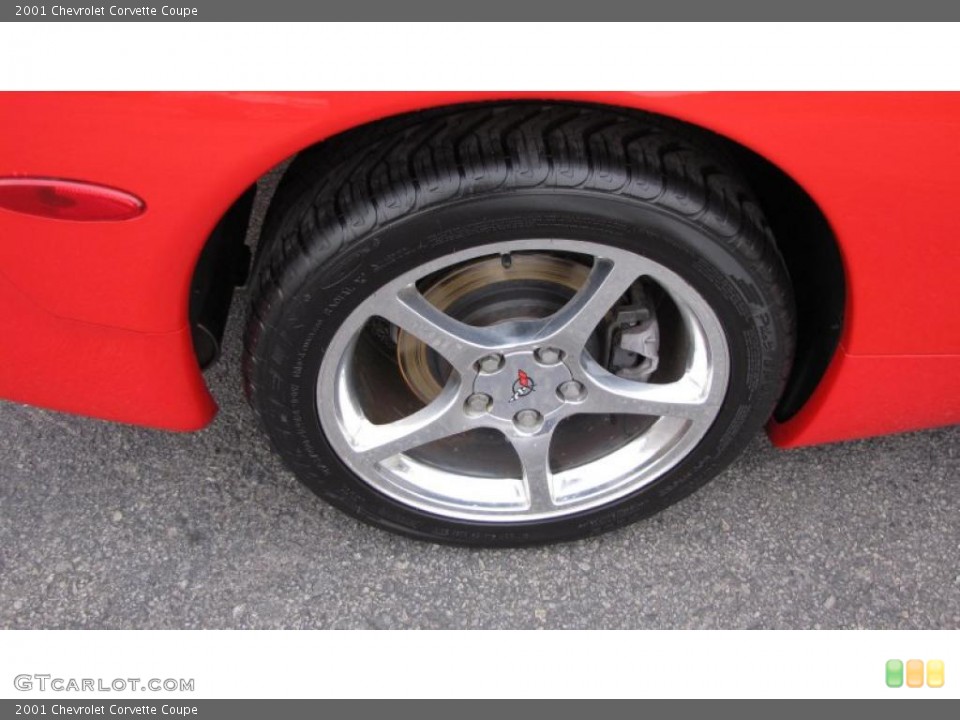 2001 Chevrolet Corvette Coupe Wheel and Tire Photo #40485614