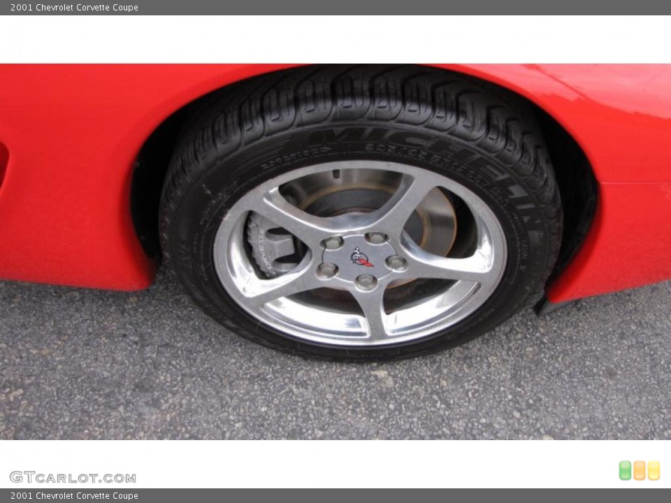 2001 Chevrolet Corvette Coupe Wheel and Tire Photo #40485638