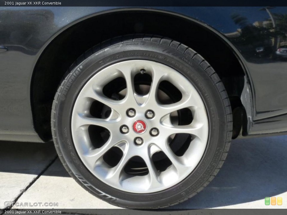2001 Jaguar XK XKR Convertible Wheel and Tire Photo #40487838