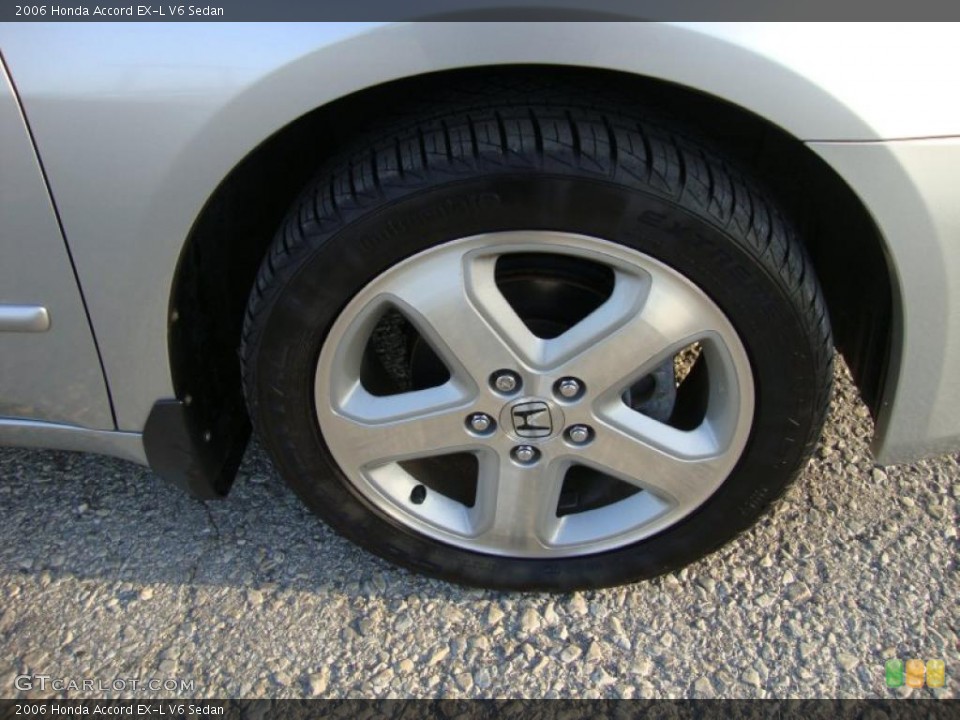 2006 Honda Accord EX-L V6 Sedan Wheel and Tire Photo #40492330