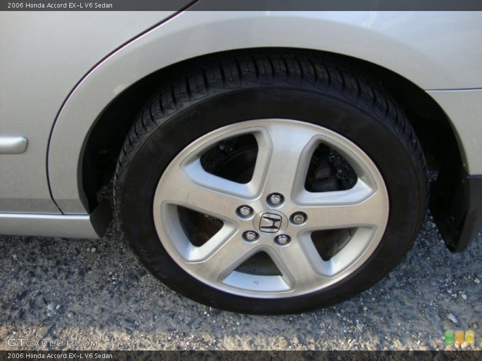2006 Honda Accord EX-L V6 Sedan Wheel and Tire Photo #40492438