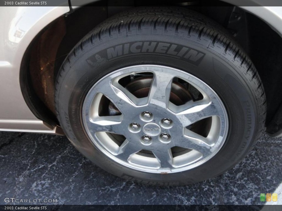 2003 Cadillac Seville STS Wheel and Tire Photo #40492688
