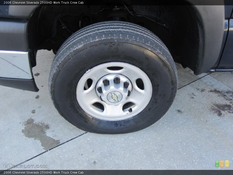 2006 Chevrolet Silverado 2500HD Work Truck Crew Cab Wheel and Tire Photo #40494758