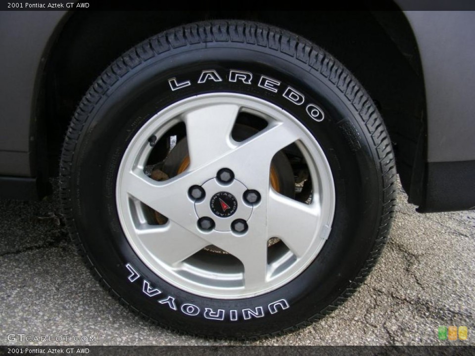 2001 Pontiac Aztek GT AWD Wheel and Tire Photo #40503762