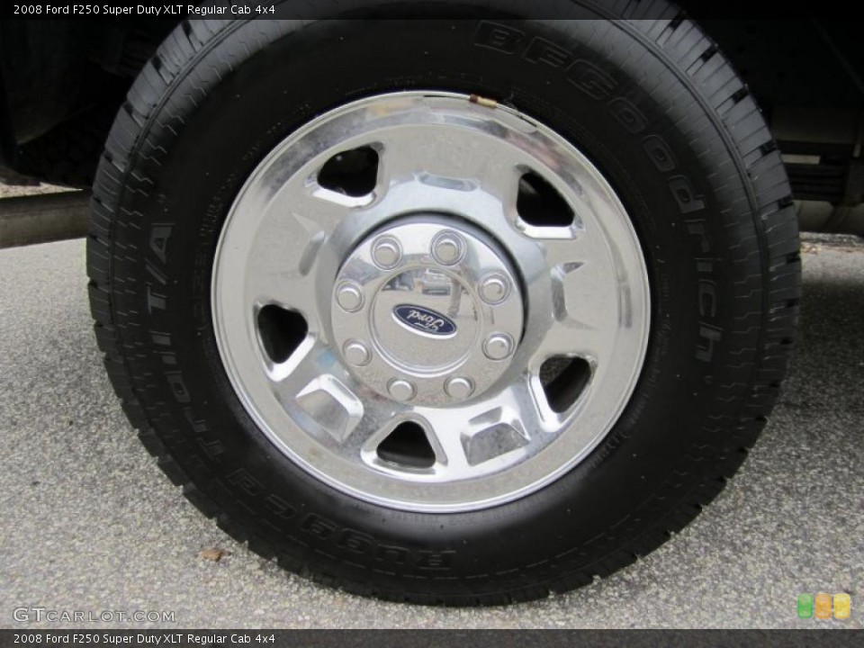 2008 Ford F250 Super Duty XLT Regular Cab 4x4 Wheel and Tire Photo #40505818