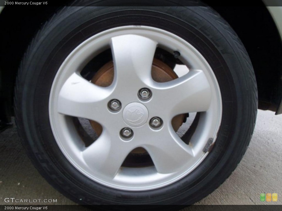 2000 Mercury Cougar V6 Wheel and Tire Photo #40511314