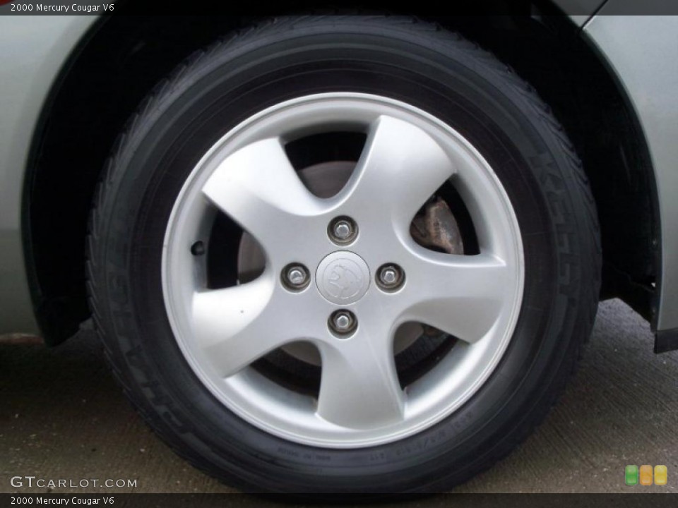 2000 Mercury Cougar V6 Wheel and Tire Photo #40511346
