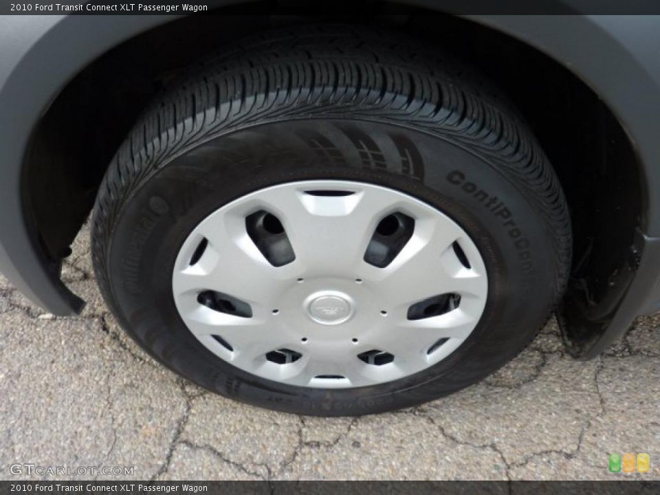 2010 Ford Transit Connect XLT Passenger Wagon Wheel and Tire Photo #40511918
