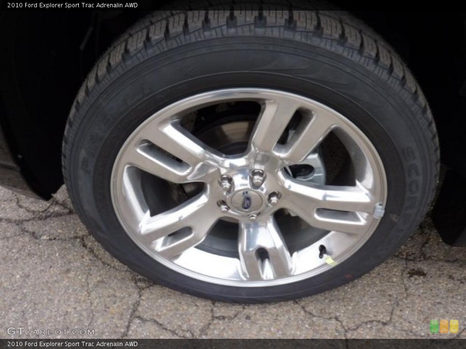 2010 Ford Explorer Sport Trac Adrenalin AWD Wheel and Tire Photo #40514258