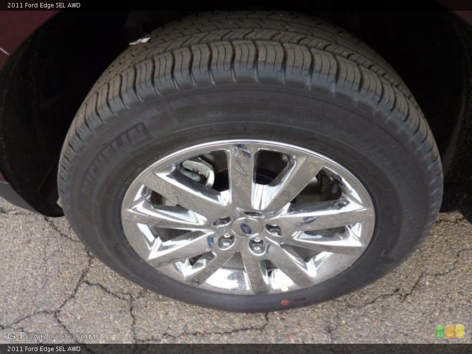 2011 Ford Edge SEL AWD Wheel and Tire Photo #40517462