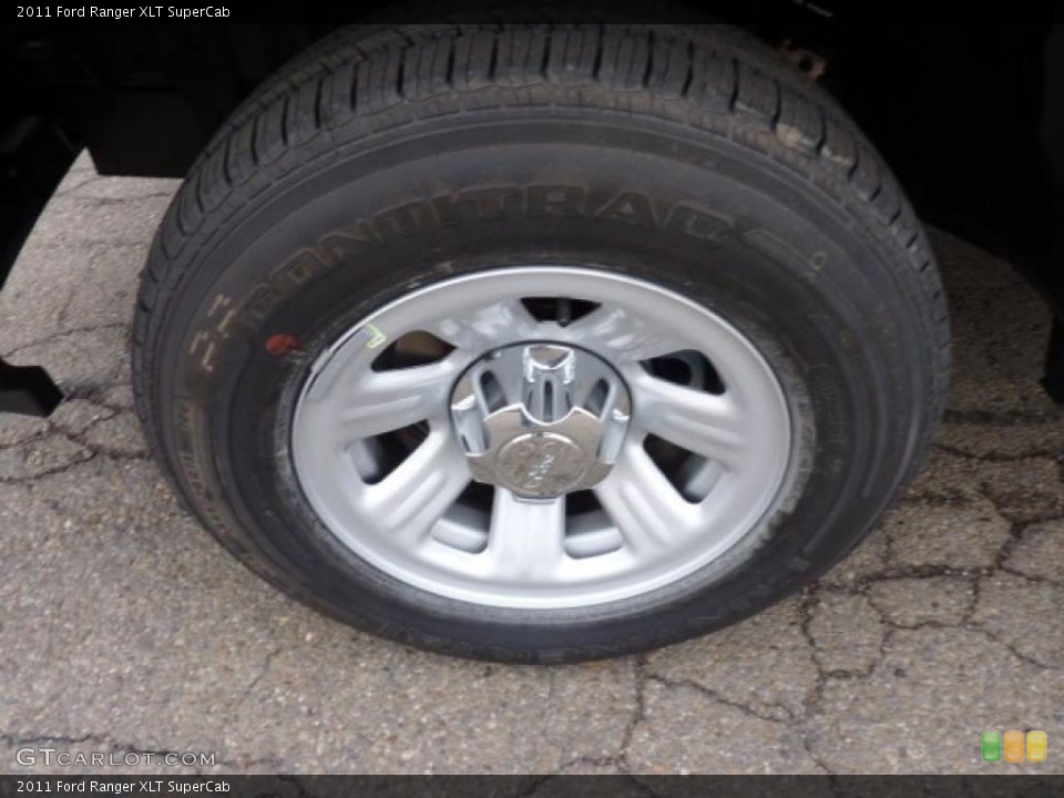 2011 Ford Ranger XLT SuperCab Wheel and Tire Photo #40517818