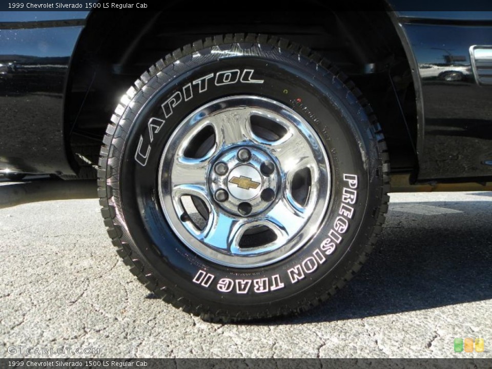 1999 Chevrolet Silverado 1500 LS Regular Cab Wheel and Tire Photo #40527180