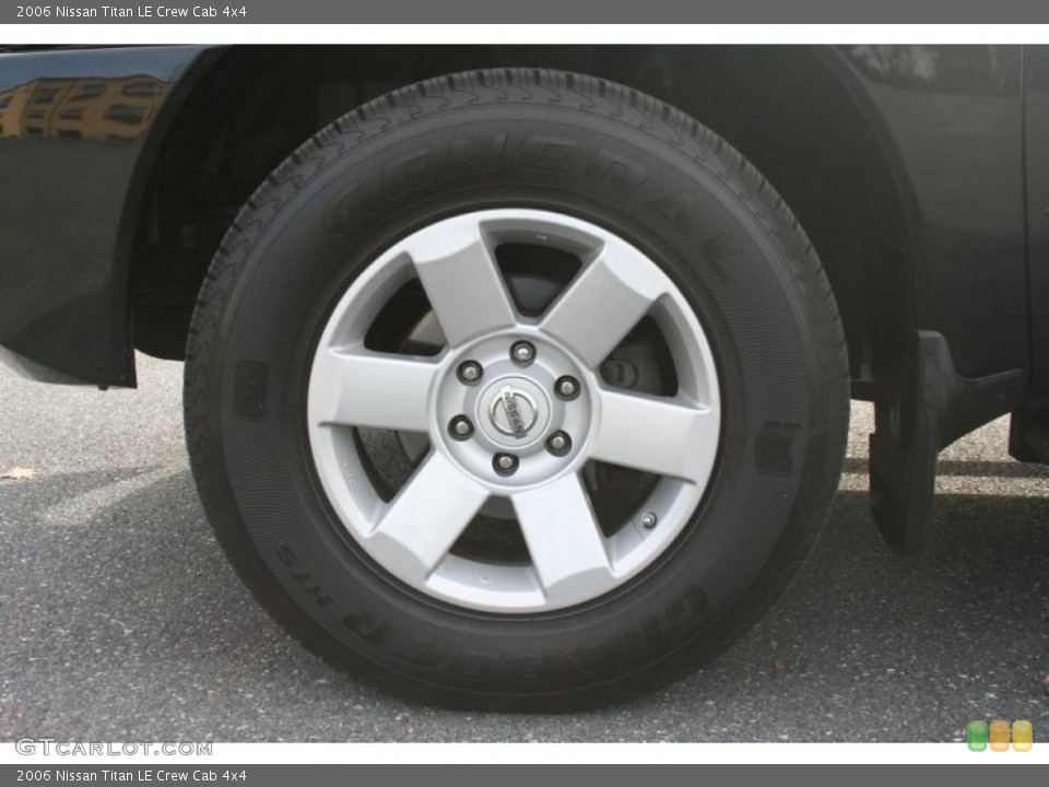 2006 Nissan Titan LE Crew Cab 4x4 Wheel and Tire Photo #40527872
