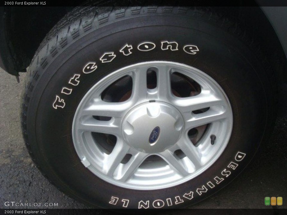 2003 Ford Explorer XLS Wheel and Tire Photo #40528428