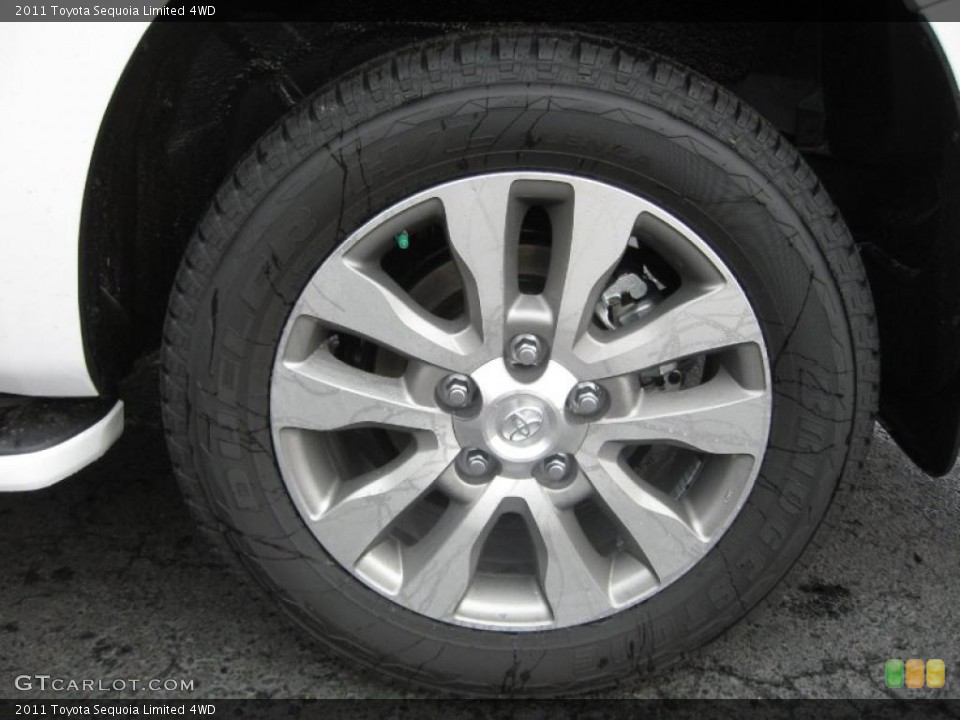 2011 Toyota Sequoia Limited 4WD Wheel and Tire Photo #40532104