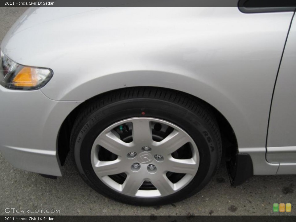 2011 Honda Civic LX Sedan Wheel and Tire Photo #40533793