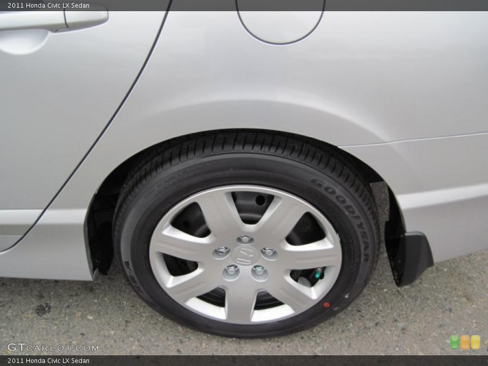 2011 Honda Civic LX Sedan Wheel and Tire Photo #40533805